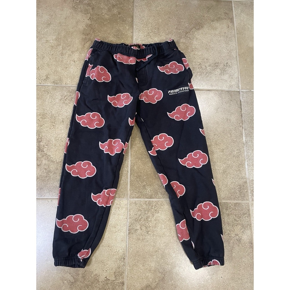 Primitive x Naruto Akatsuki Fleece Men's Sz M Sweatpants Pants Skateboarding